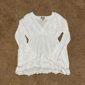 White Lace Women's Top